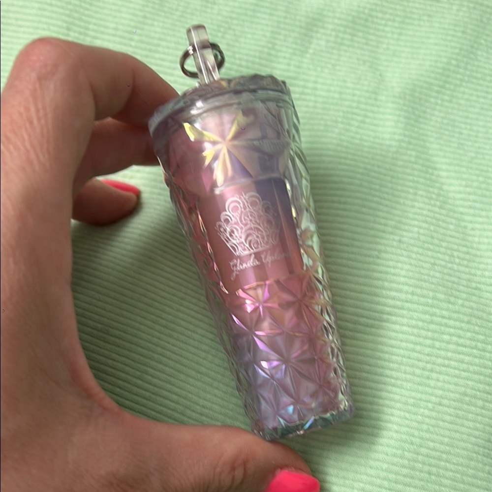 Iridescent Tumbler with Keychain